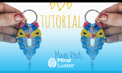 Macrame Owl KeyChain DIY Easy macrame Owl Tutorial