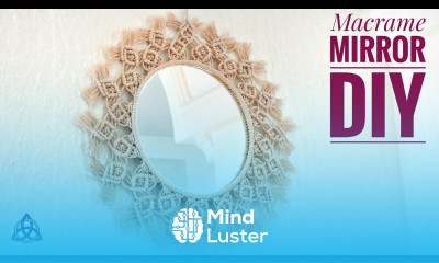 Macrame Mirror Wall Hanging New Design Handmade DIY