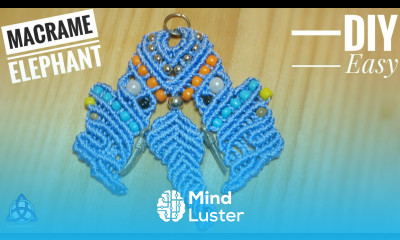 Macrame Ganesha Tutorial Macrame Tutorial Elephant Pendant DIY