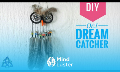 Macrame Owl Dream Catcher Tutorial Room Decor DIY