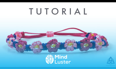 EASY Flower Bracelet DIY Macrame Tutorial