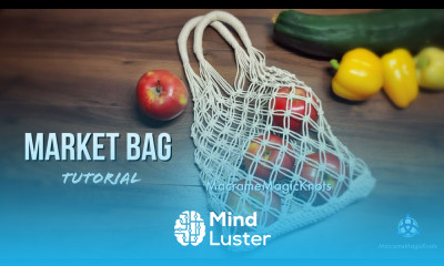 Macrame Bag Tutorial Market Bag DIY Design 2