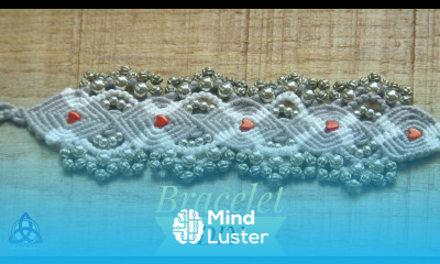 Micro Macrame Beaded Bracelet DIY