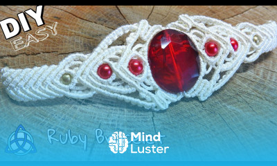 Macrame Bracelet with Beads Tutorial Easy Jewelry Making