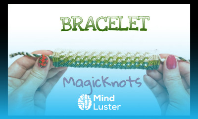 Olive Micro Macrame Bracelet DIY by Macrame Magic Knots