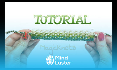 Olive Micro Macrame Bracelet Tutorial DIY