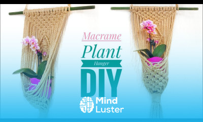 Macrame Plant Hanger Tutorial Easy DIY for Macrame Beginners
