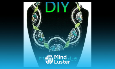 River Micro Macrame Necklace Tutorial