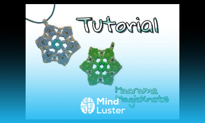 Easy Mandala Macrame Flower Tutorial MACRAME MAGIC KNOTS 