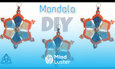 Macrame Mandala Flower DIY