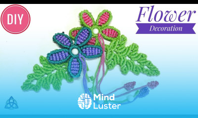 DIY Flower Decoration Tutorial EASY Macrame Craft