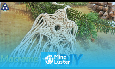How to make Macrame Wall Hanging Christmas Star Ornament