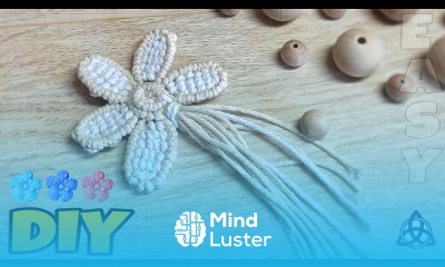 DIY Macrame Flower Decoration New Design