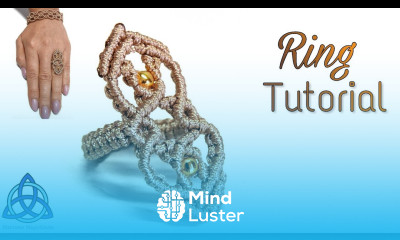 Macrame Ring Tutorial Super Wavy How to Make Wavy Ring