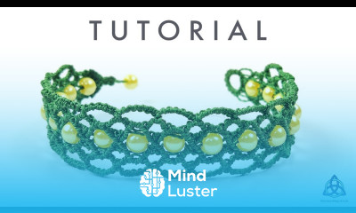 Macrame Bracelet Tutorial Green Wavy Bracelet DIY
