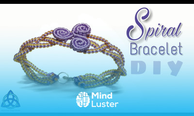 Spiral Macrame Bracelet DIY