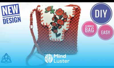 How to make Macrame Summer Bag DIY NEW Macrame Design