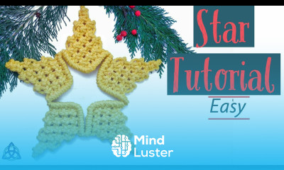 Macrame Star Tutorial Christmas Star DIY Macrame Wall Hanging