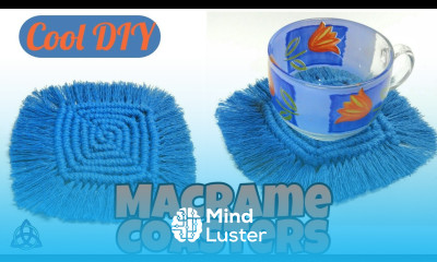 DIY Macrame Coasters COOL and EASY Table Mat Decoration Ideas