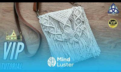 Exclusive Macrame Bag Tutorial Macrame Magic Knots VIP