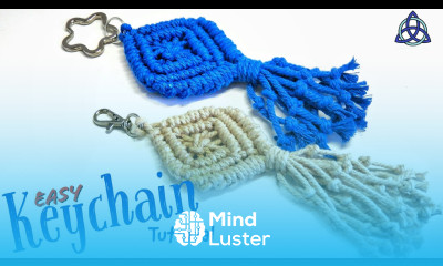 Macrame Keychain DIY Key Hanger Tutorial Pattern 5