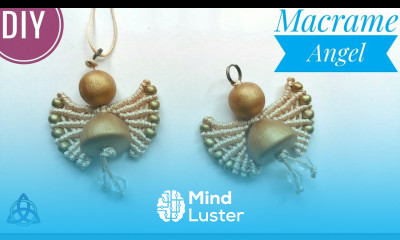 Macrame Angel Christmas Decoration  DIY 