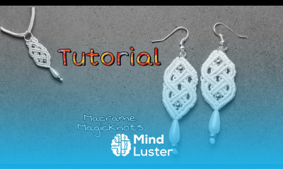 Macrame Earrings Celtic Style Tutorial