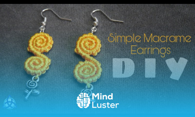 DIY Easy Macrame Earrings Diya