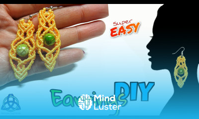 How to Make Macrame Earrings Tutorial Make Earrings Easy