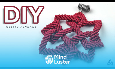 How to Make Macrame Celtic Knot Pendant DIY NEW Macrame DESIGN