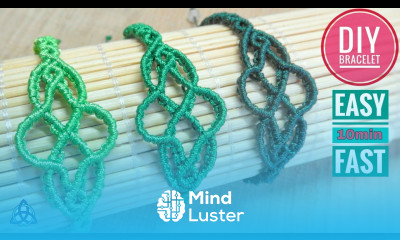 Macrame Wavy Bracelet DIY EASY Bracelet MAKING