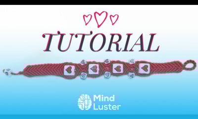 Macrame Heart Bracelet Tutorial