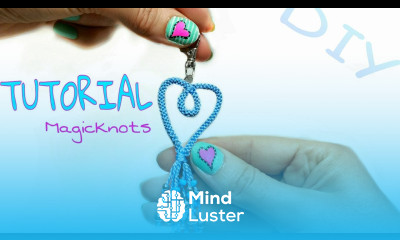 EASY Macrame Heart Keychain Tutorial by Macrame Magic Knots