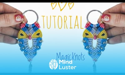 Macrame Owl KeyChain DIY Easy macrame Owl Tutorial
