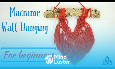 How to Make EASY Macrame Wall Hanging Tutorial for Beginners DIY Macrame Wall Decor