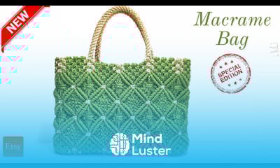Macrame Bag Tutorial Etsy Special Edition DIY