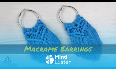 DIY Most POPULAR Macrame Earrings Design on the MARKET Macrame Jewelry