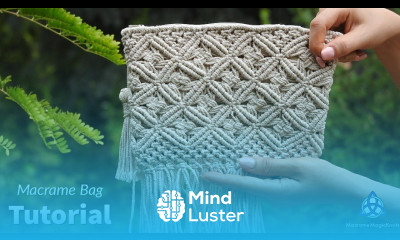 Macrame Bag DIY Wallet for Girls Design 2