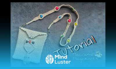 Macrame Mobile Purse Easy Macrame Bag DIY