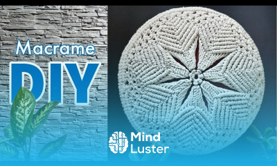 How to make Macrame Pouf Tutorial Macrame Puff DIY Macrame Ottoman Macrame Stool