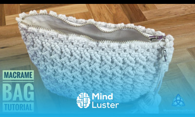 DIY Macrame Bag With Zipper Macrame Wallet for Girls