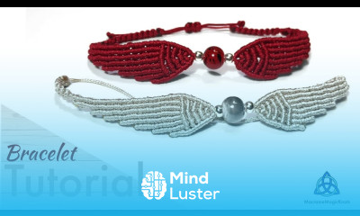 Angel Wings Macrame Bracelet Tutorial Harry Potter Snitch