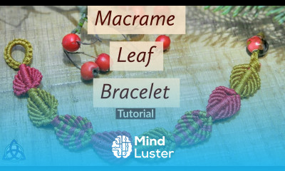 Macrame Leaf Bracelet Pattern Cool Handmade Bracelet Tutorial