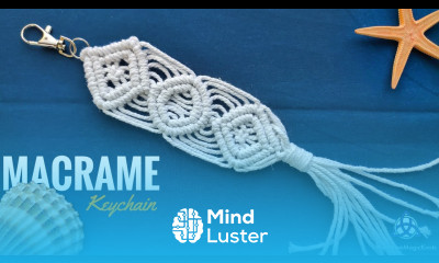 DIY Macrame Keychain 8 Handmade Keychain EASY