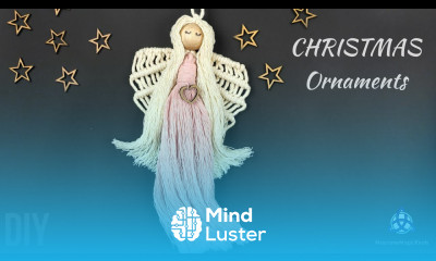 Macrame Angel Tutorial DIY Christmas Ornaments