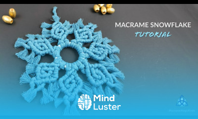 EASY Macrame Snowflake Tutorial