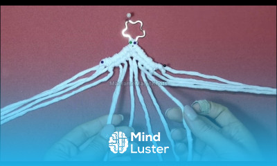 DIY O Macrame Keychain Tutorial Keychain Pattern 7