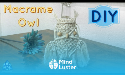 Macrame Owl Tutorial Best out of Waste Bottle Decoration