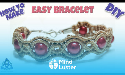 Macrame Bracelet with Beads Tutorial EASY DIY and CRAFTS