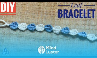How to make Macrame Leaf Bracelet DIY